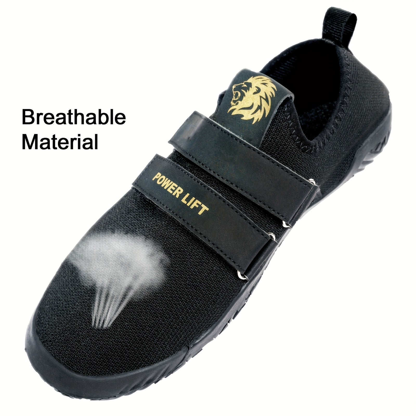 Men's Training Shoes with Double Hook & Loop Fasteners