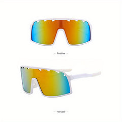 Men's Colorful Cycling Glasses Full Frame Sunglasses