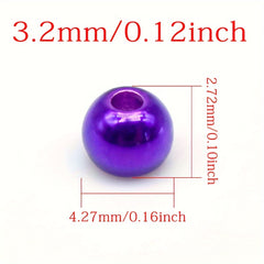 20pcs 3.2mm Colorful Beads for Fly Fishing - Fly Tying Nymph Eyes
