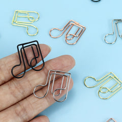 20pcs Music Note Paper Clip for Office and School Use