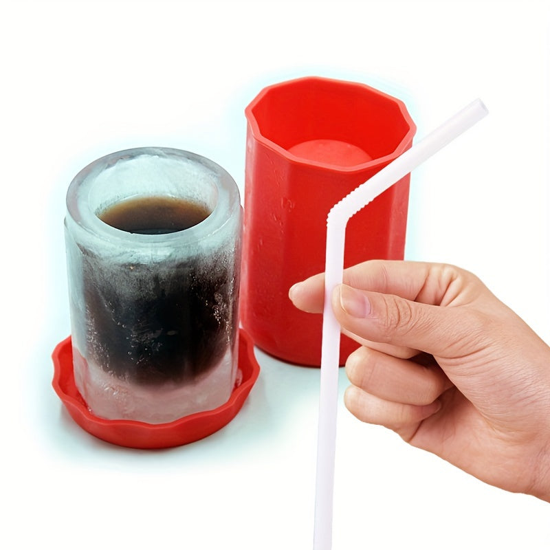 Small Beer Ice Cup Model Silicone Water Cup Mold With Lid