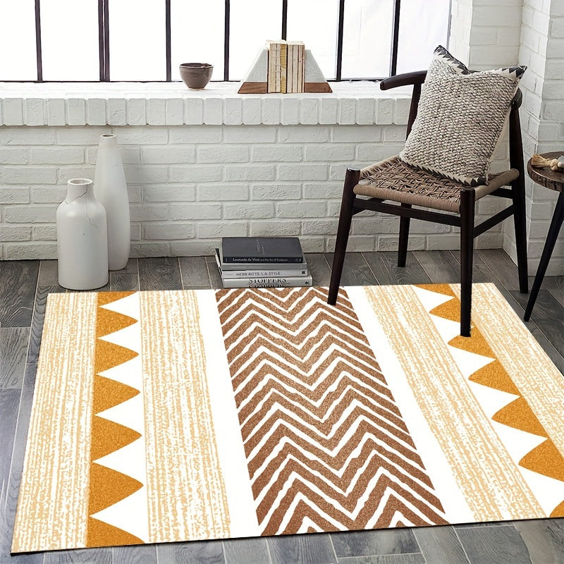 Modern Fluffy Faux Wool Area Rug Non-Slip Large Carpet for Living Room Bedroom