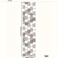 Thickened Simulation Tile Retro Pattern Floor Sticker Waterproof Home Decoration