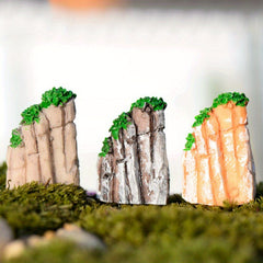 3pcs Rockery Ornaments Transform Garden into Fairytale