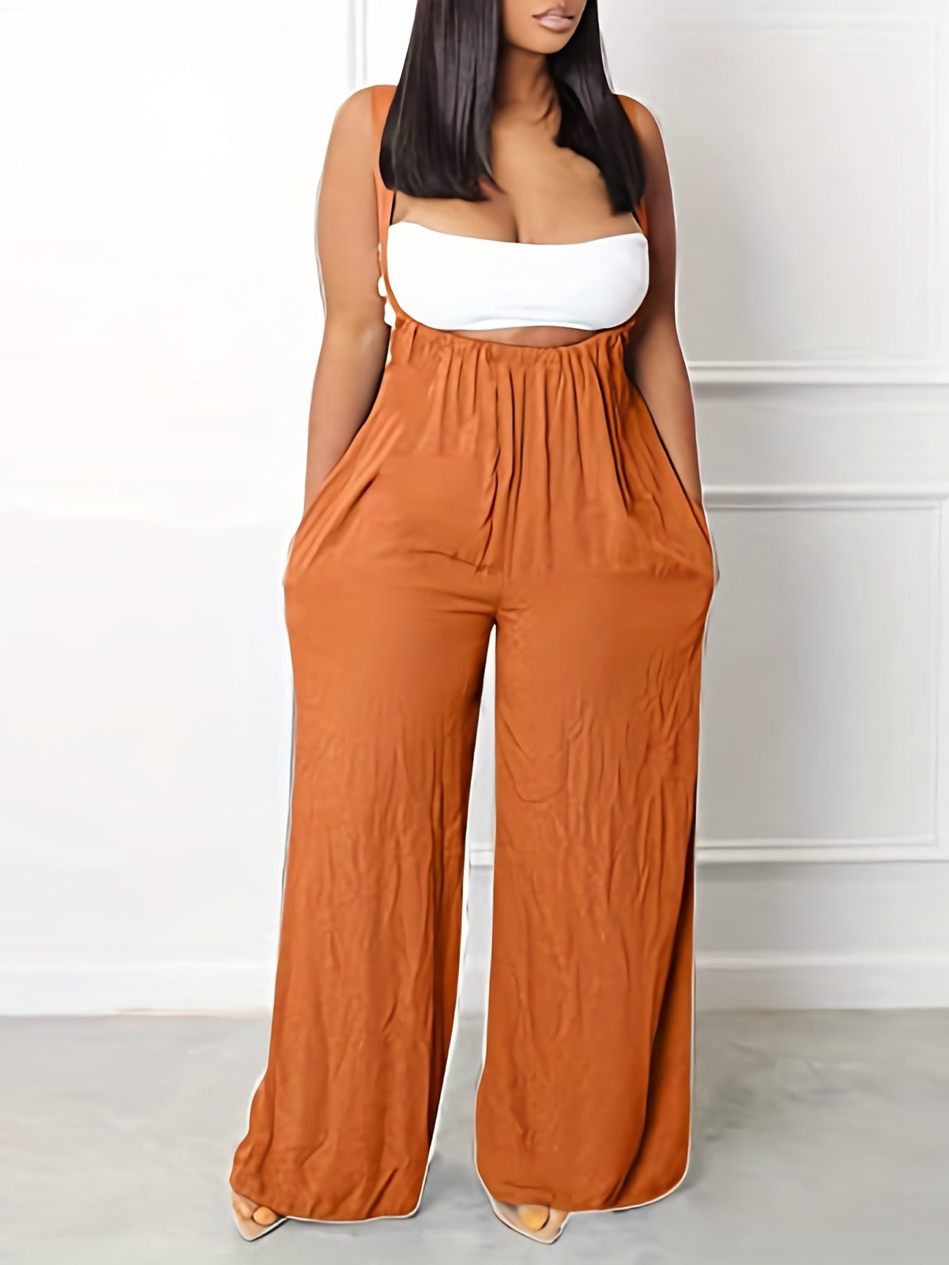 Sleeveless Wide Leg Jumpsuit for Spring & Summer