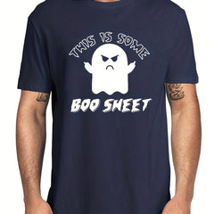 Men's Letter Print T Shirt Stylish Breathable for Summer Outdoors