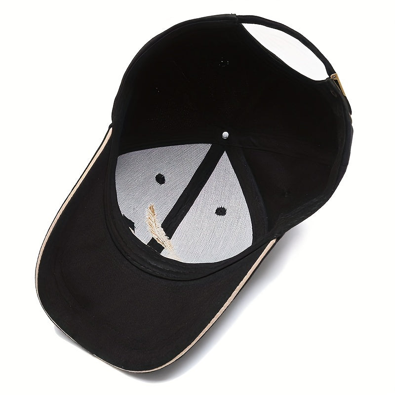 Embroidered Baseball Cap Outdoor Adjustable Summer Running Cap