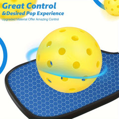 USAPA Approved Outdoor Pickleball Balls 6 Pack Yellow Pickle Balls
