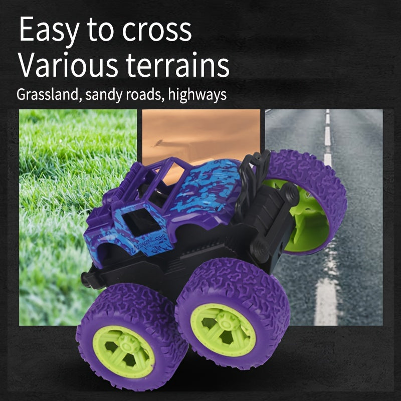 4pcs Set Inertia Off-road Vehicle Drop Resistant Climbing Car Model