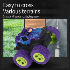 4pcs Set Inertia Off-road Vehicle Drop Resistant Climbing Car Model