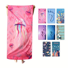 Microfiber Beach Towel Quick Dry Lightweight for Swimming Sports Camping Gym