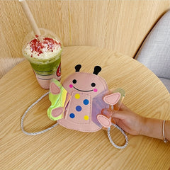 Cartoon Bee Shaped Messenger Bag Shoulder Bag Coin Purse Wallet