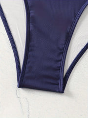 Vacay Bikini Bottoms Solid Tie Ruched High Rise Swimwear