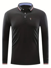Men's Golf Shirt Sickle Ghost Pattern Print Short Sleeve Tennis Shirt
