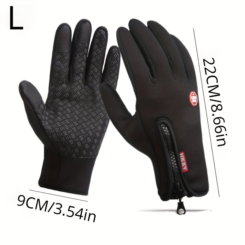 Winter Windproof Warm Gloves Non-slip Waterproof Touch Screen Motorcycle