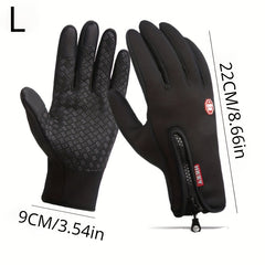 Winter Windproof Warm Gloves Non-slip Waterproof Touch Screen Motorcycle