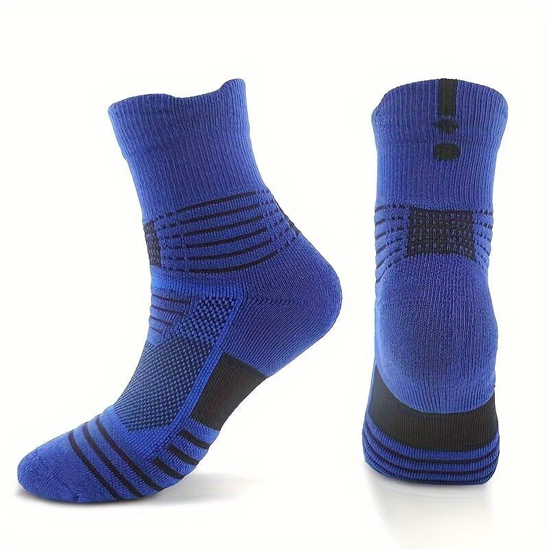 3pairs Basketball Socks Men's Sports Socks Quarter Socks