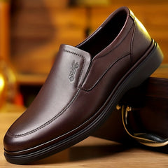 Men's PU Leather Loafer Shoes Non-slip Slip On Shoes