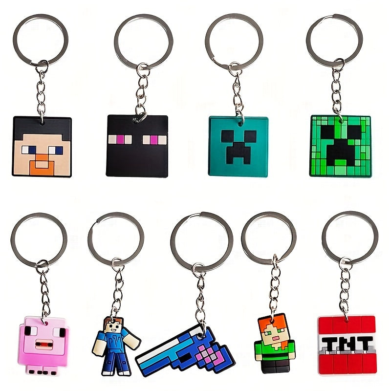Mini Key Chain Small Cartoon Pendant Keychain Schoolbag Backpack Bag Ornament