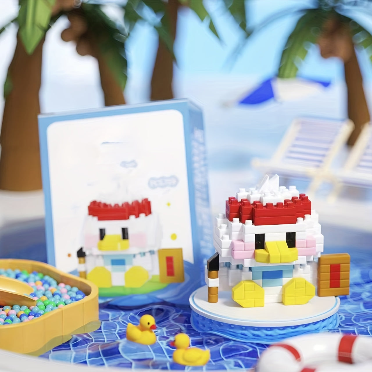 Duck Shape Micro Particle Building Blocks DIY Creative Gift