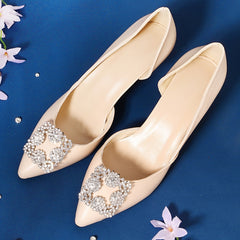 Rhinestone Shoe Clips Wedding Party Charms Shoe Buckle 1pair