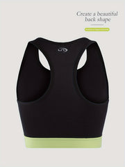 Women's Contrast Racerback Sports Tank Top Yoga Sleeveless Activewear