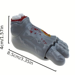 Funny Clockwork Zombie Ghost Feet Chain Doll Halloween Toy