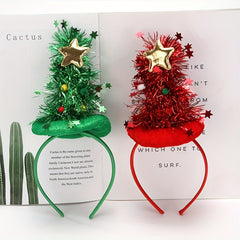 Christmas Tree Hair Hoop Christmas Party Decorations Year Prom Headwear