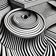 Illusionary Block Adult Coloring Book 24 Pages Single Sided Print for Relaxation