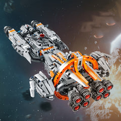 High Tech Starship Combat Aircraft Building Block MOC Educational Toys