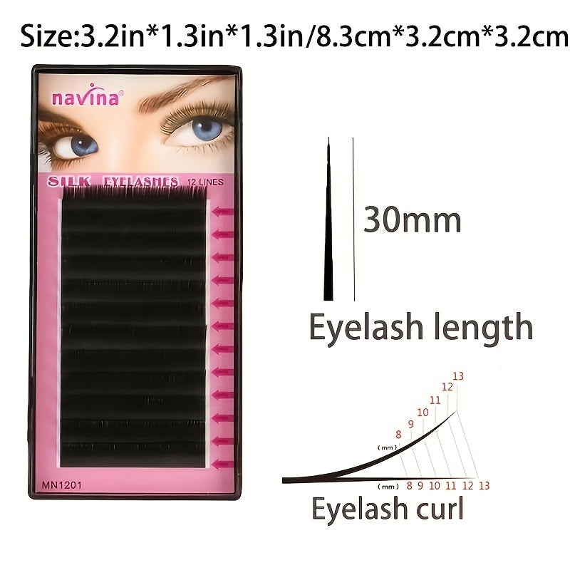 Faux Mink False Eyelashes Cluster Lashes Set