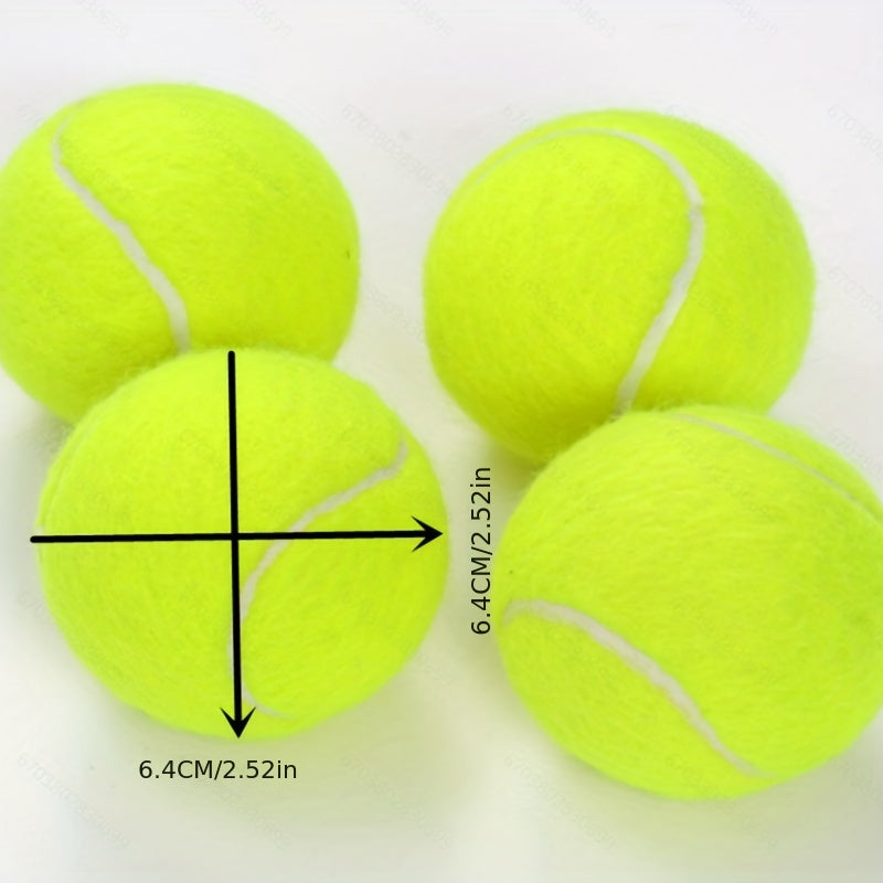 10pcs High Resilience Tennis Balls for Intense Training