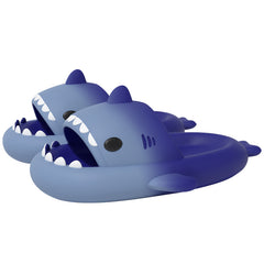 Shark Slippers Gradient Cloud Slides For Men Women Couple