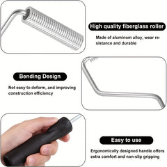 Fiberglass Roller Tools Kit for Tub Shower Bathtub Boat Repair