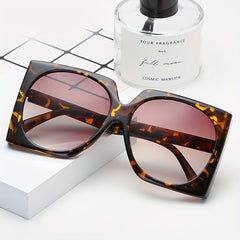 Large Frame Sunglasses Square Round Jelly PC Sun Glasses For Party
