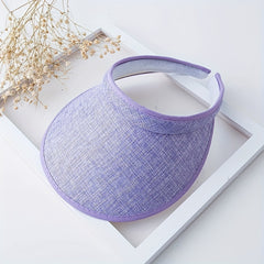 2pcs Sun Visor Hat UV Protection Wide Brim Hat for Women