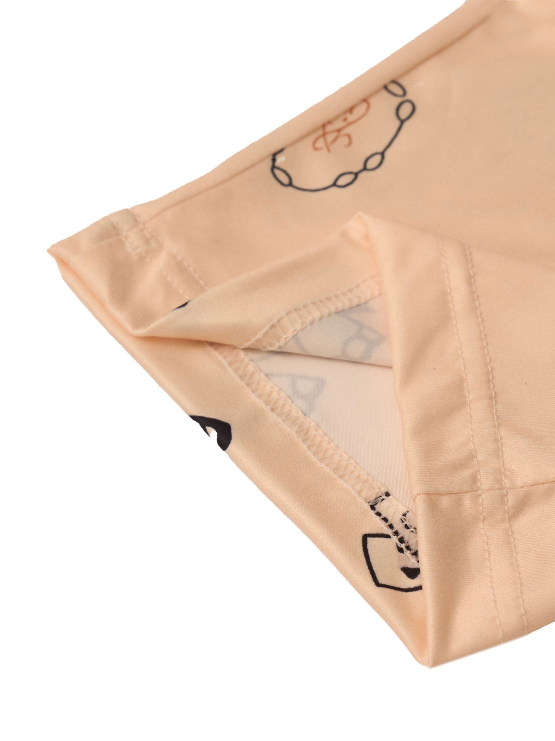 Bow Knot & Heart Print Elastic Waist Loungewear Pants