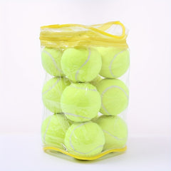 12pcs High Elastic Tennis Balls for Competitive Training