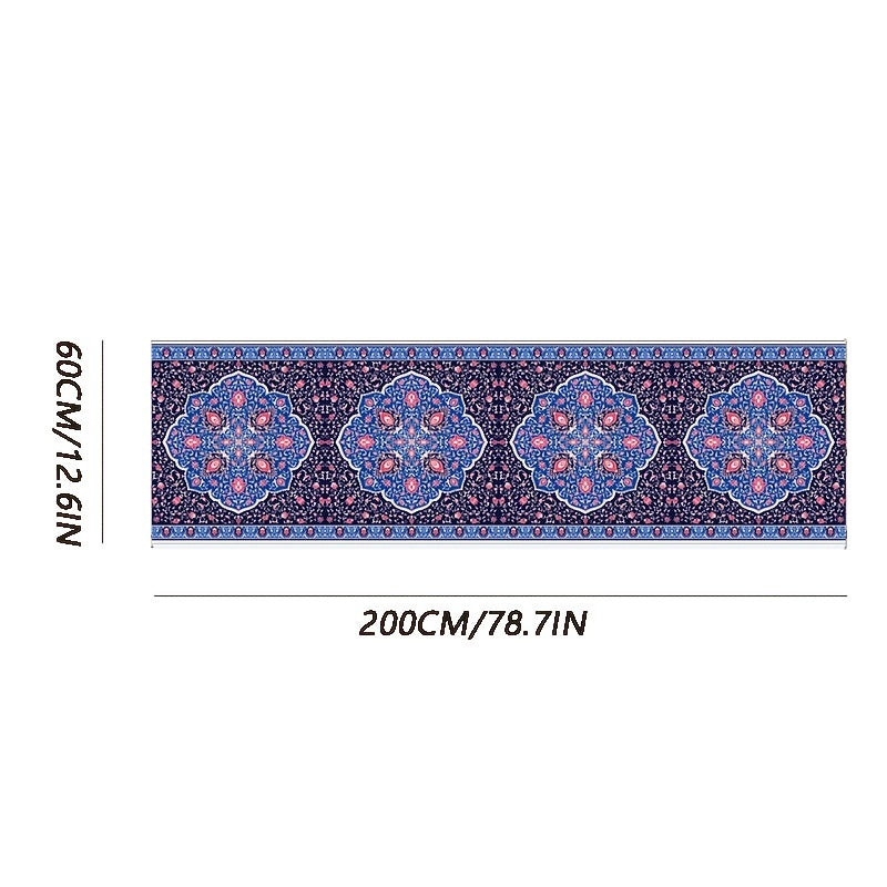 Bohemian Vintage Hallway Rug Moroccan Style Kitchen Mat