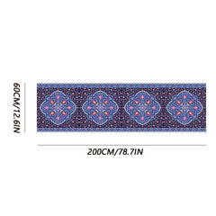 Bohemian Vintage Hallway Rug Moroccan Style Kitchen Mat
