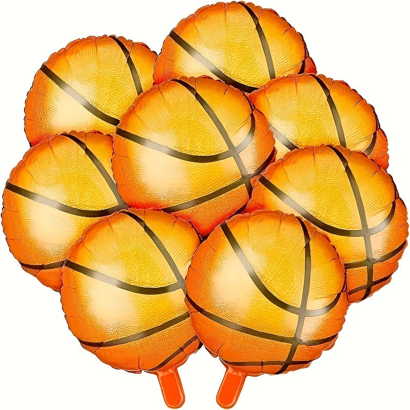 8pcs Basketball Style Balloons Party Supplies Room Decor