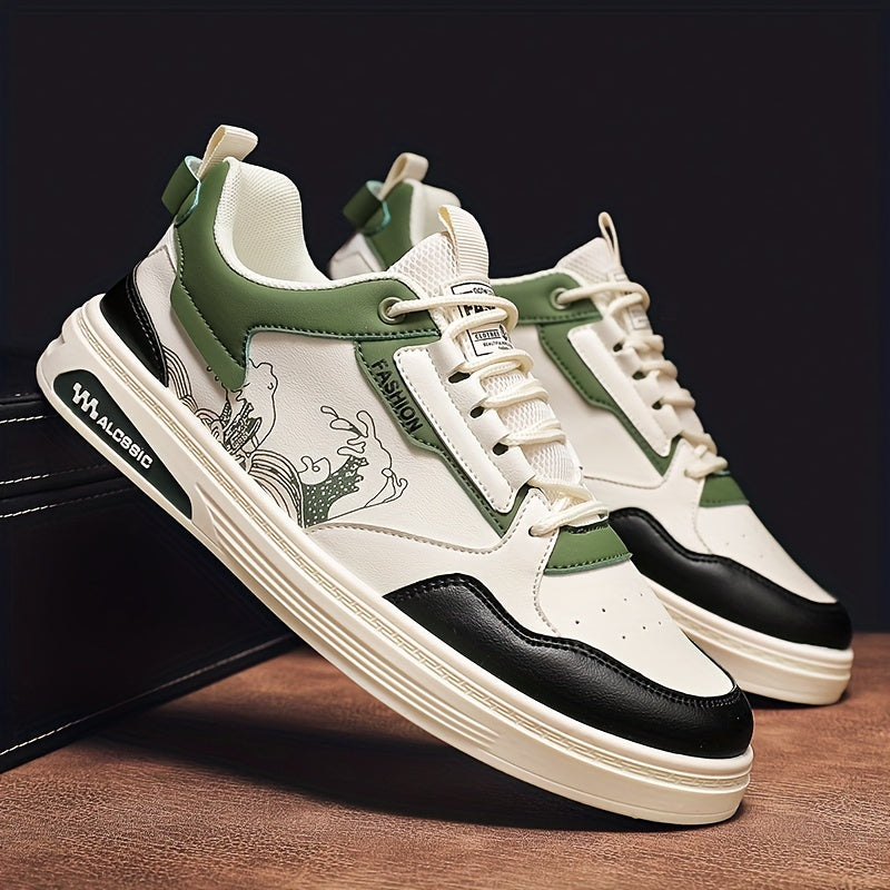 Men's Block Skate Shoes Non Slip Casual Shoes For Youth