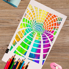 6X6in Mold DIY Layering Stencils Wall Painting Furniture Scrapbook Coloring