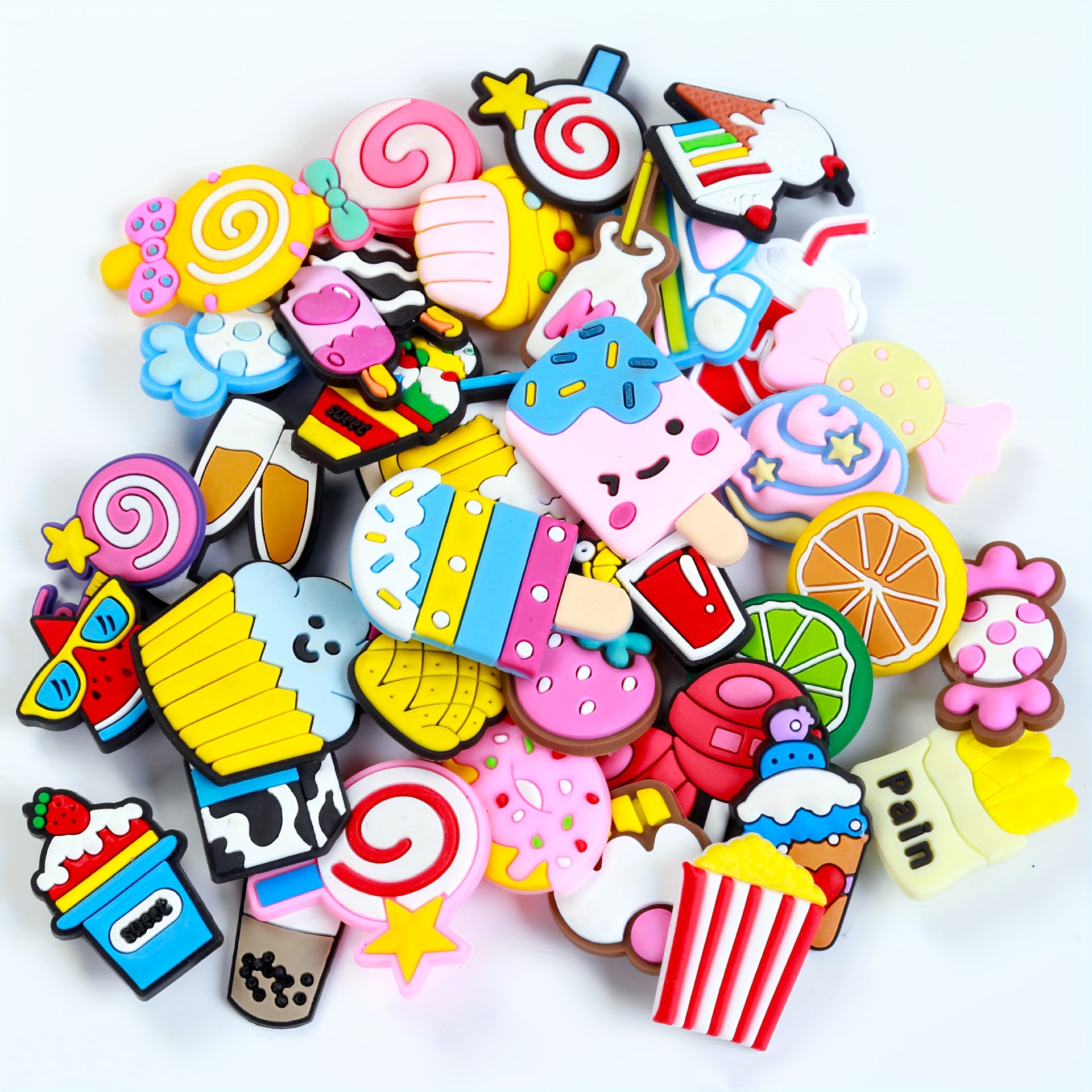Random Cartoon Anime Shoe Charms for Crocs, Party Favors, Birthday Gift