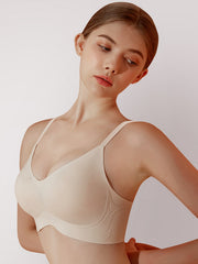 Seamless Soft Bra Women's Lingerie Ultra-thin Comfortable Solid Underwear