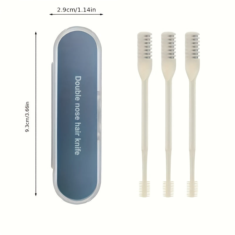 360 Degree Rotating Nose Hair Removal Trimmer 3 Pcs