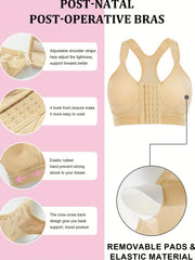 Post Surgery Breast Removal Daily Bra Front Closure Sports Yoga Bra