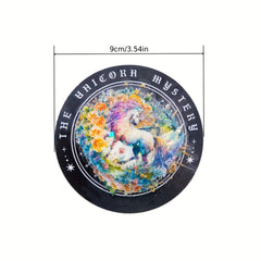 10pcs Unicorn Mystery Series Stickers for Journal Decoration