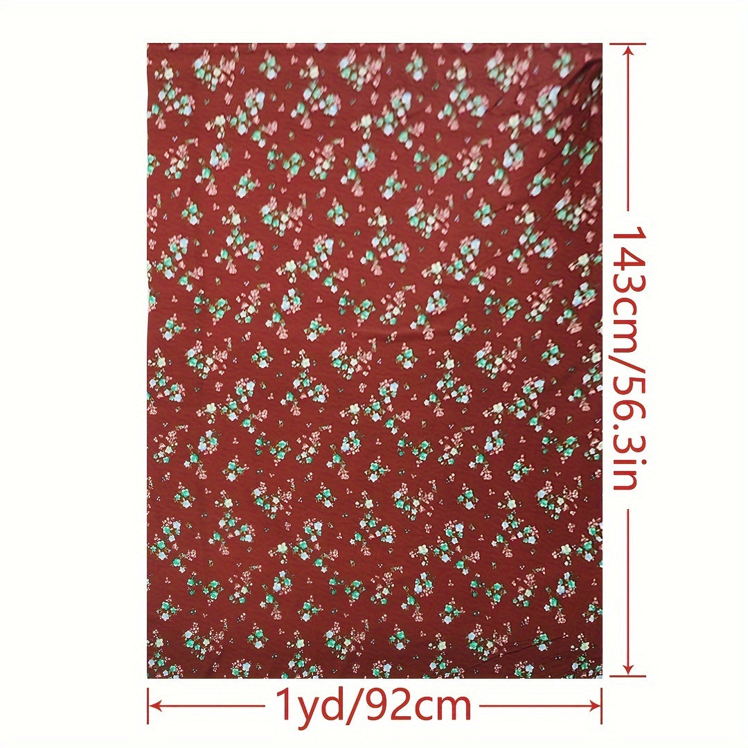 1pc Faux Cotton Fabric Diy Cloth Diy Clothes Pants Dress Fabric 1yard