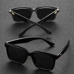 Men's Classic Round Sunglasses with Case